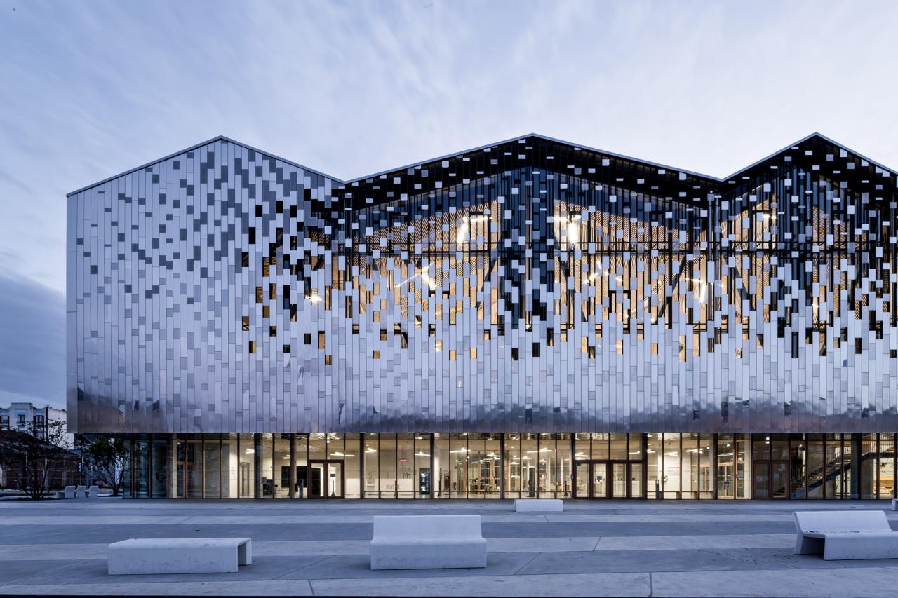 BIM建筑|Pôle Simone Veil 多功能运动中心 / K architectures Sigwalt Herman BIM建筑|Pôle Simone Veil 多功能运动中心 / K architectures Sigwalt Herman