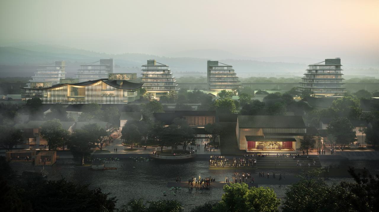 BIM建筑|中标候选方案 | 造物环:苏州青苔中日工业设计村 / line+、MLA+ BIM建筑|中标候选方案 | 造物环:苏州青苔中日工业设计村 / line+、MLA+
