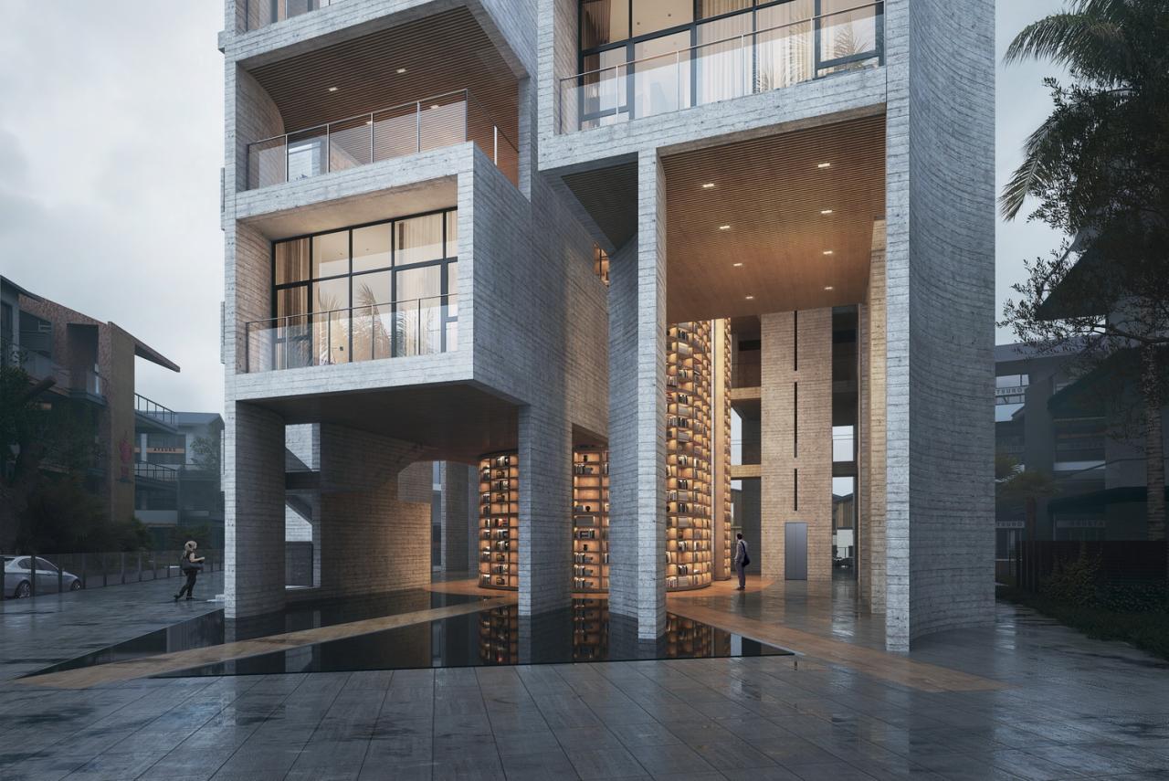 BIM建筑|围城酒店:酒店与文学 / 南旭 BIM建筑|围城酒店:酒店与文学 / 南旭