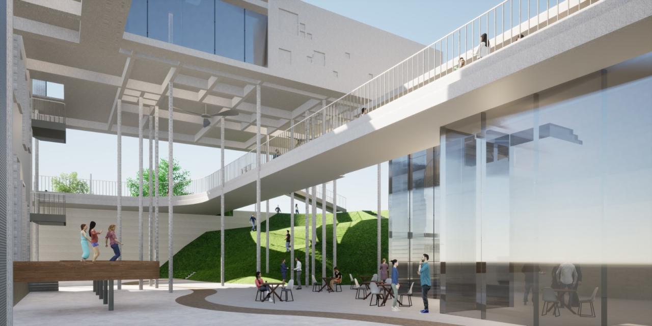 BIM建筑|“聚能浮云”设计功能与景观并存 绿色公共空间连接小区互动 吕元祥建筑师事务所广州番禺广场变电站设计方案获胜 BIM建筑|“聚能浮云”设计功能与景观并存 绿色公共空间连接小区互动 吕元祥建筑师事务所广州番禺广场变电站设计方案获胜