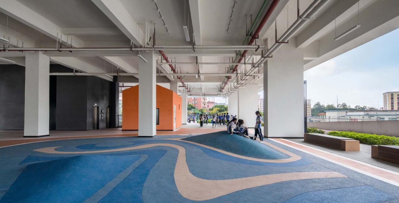 BIM建筑|深圳市龙华区行知中学 / 筑博设计-联合公设 BIM建筑|深圳市龙华区行知中学 / 筑博设计-联合公设