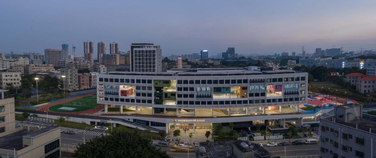 BIM建筑|深圳市龙华区行知中学 / 筑博设计-联合公设 BIM建筑|深圳市龙华区行知中学 / 筑博设计-联合公设