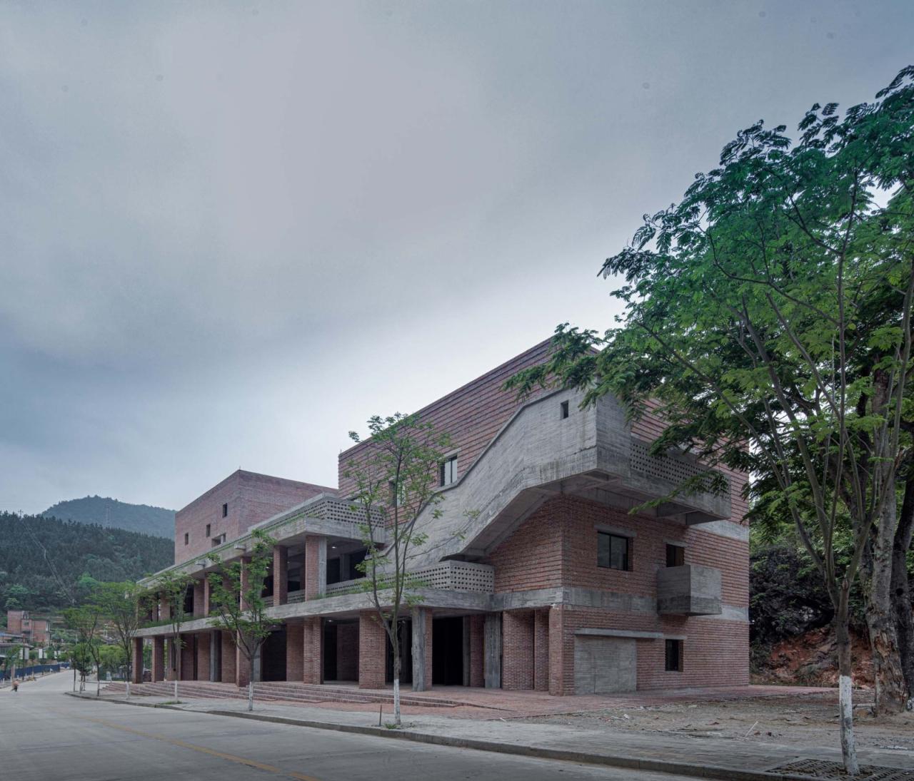 BIM建筑|江华瑶族水口镇如意村文化服务中心及特色工坊 / 地方工作室 BIM建筑|江华瑶族水口镇如意村文化服务中心及特色工坊 / 地方工作室