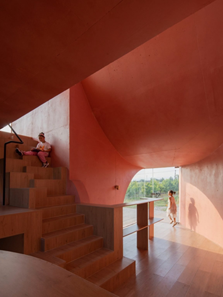 BIM建筑|席工作室在农村设计红色小屋 BIM建筑|席工作室在农村设计红色小屋