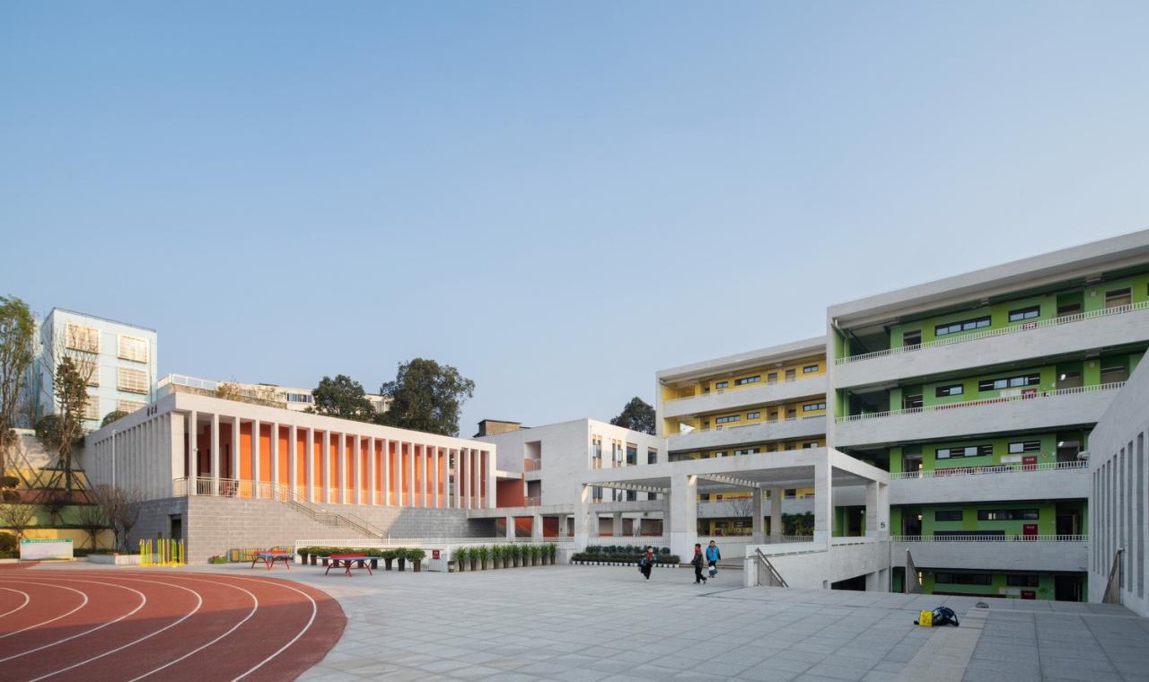 BIM建筑|黄甲小学扩建项目——秩序几何 / 本末建筑 BIM建筑|黄甲小学扩建项目——秩序几何 / 本末建筑