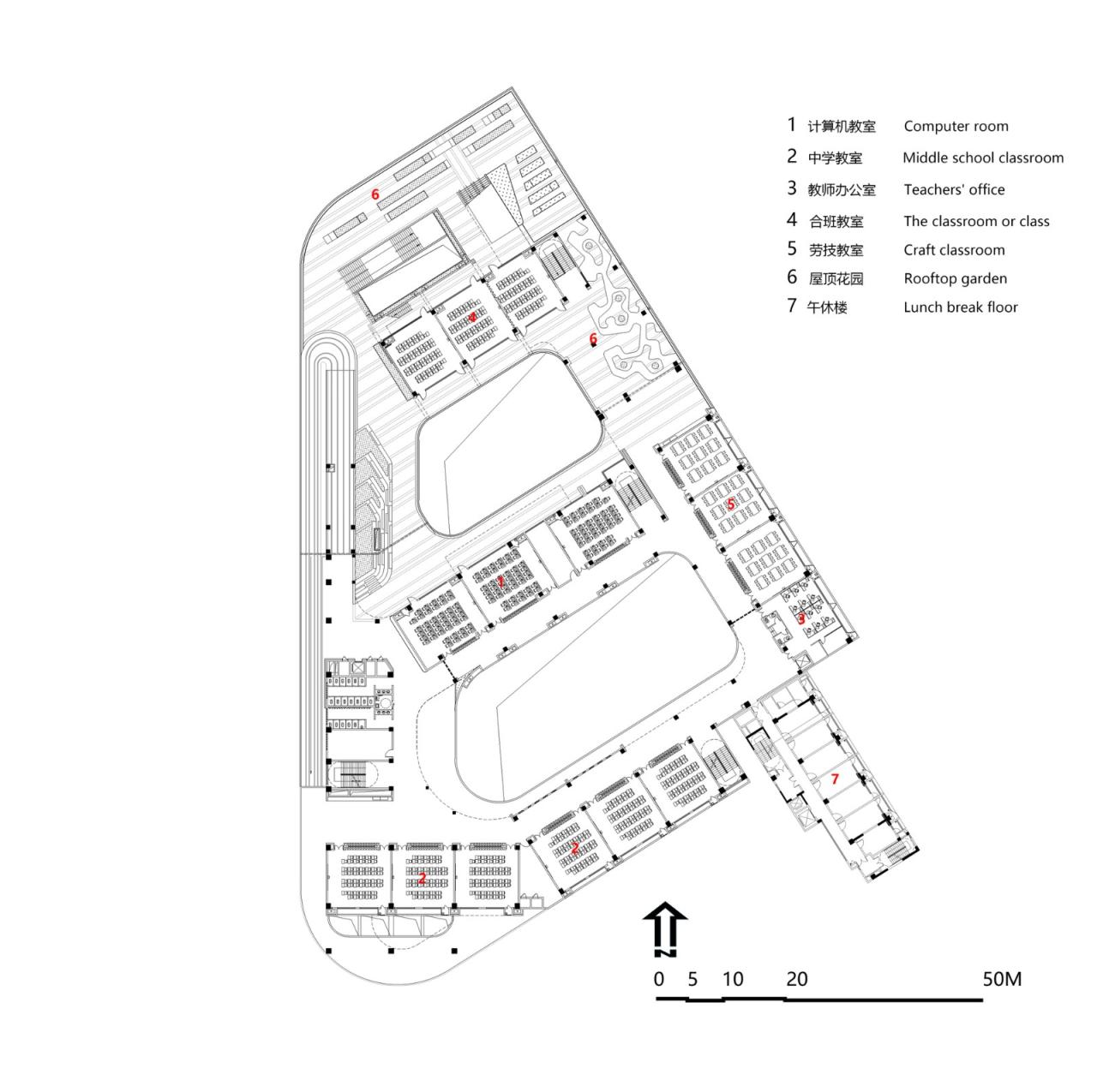 BIM建筑|深圳市坪山区东部湾区实验学校 / 申都设计 BIM建筑|深圳市坪山区东部湾区实验学校 / 申都设计