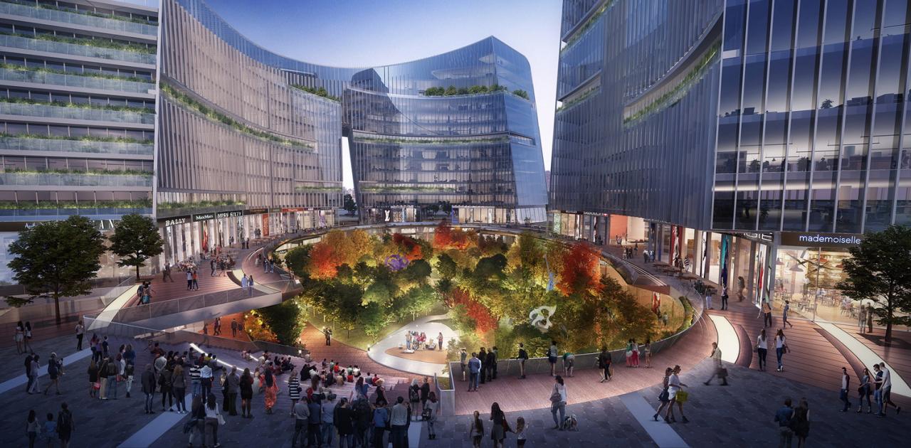 BIM建筑|成都高新万科中心——高新区的城市花园 / Laguarda.Low Architects BIM建筑|成都高新万科中心——高新区的城市花园 / Laguarda.Low Architects