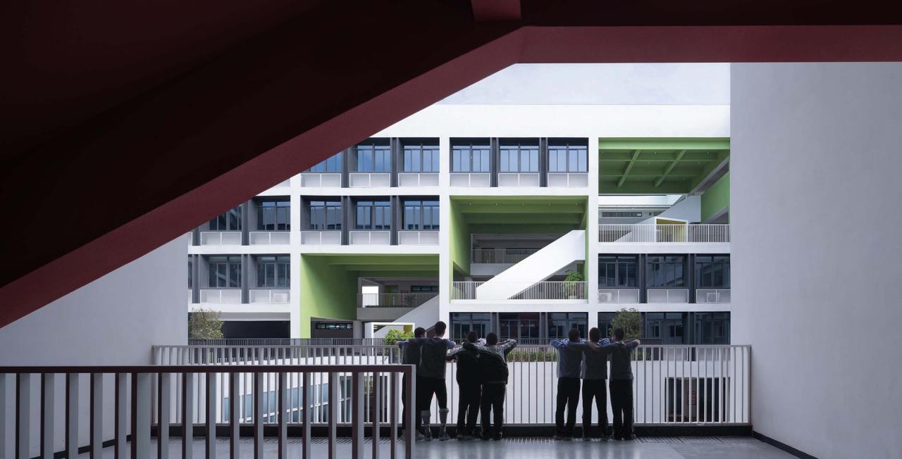 BIM建筑|深圳市龙华区行知中学 / 筑博设计-联合公设 BIM建筑|深圳市龙华区行知中学 / 筑博设计-联合公设