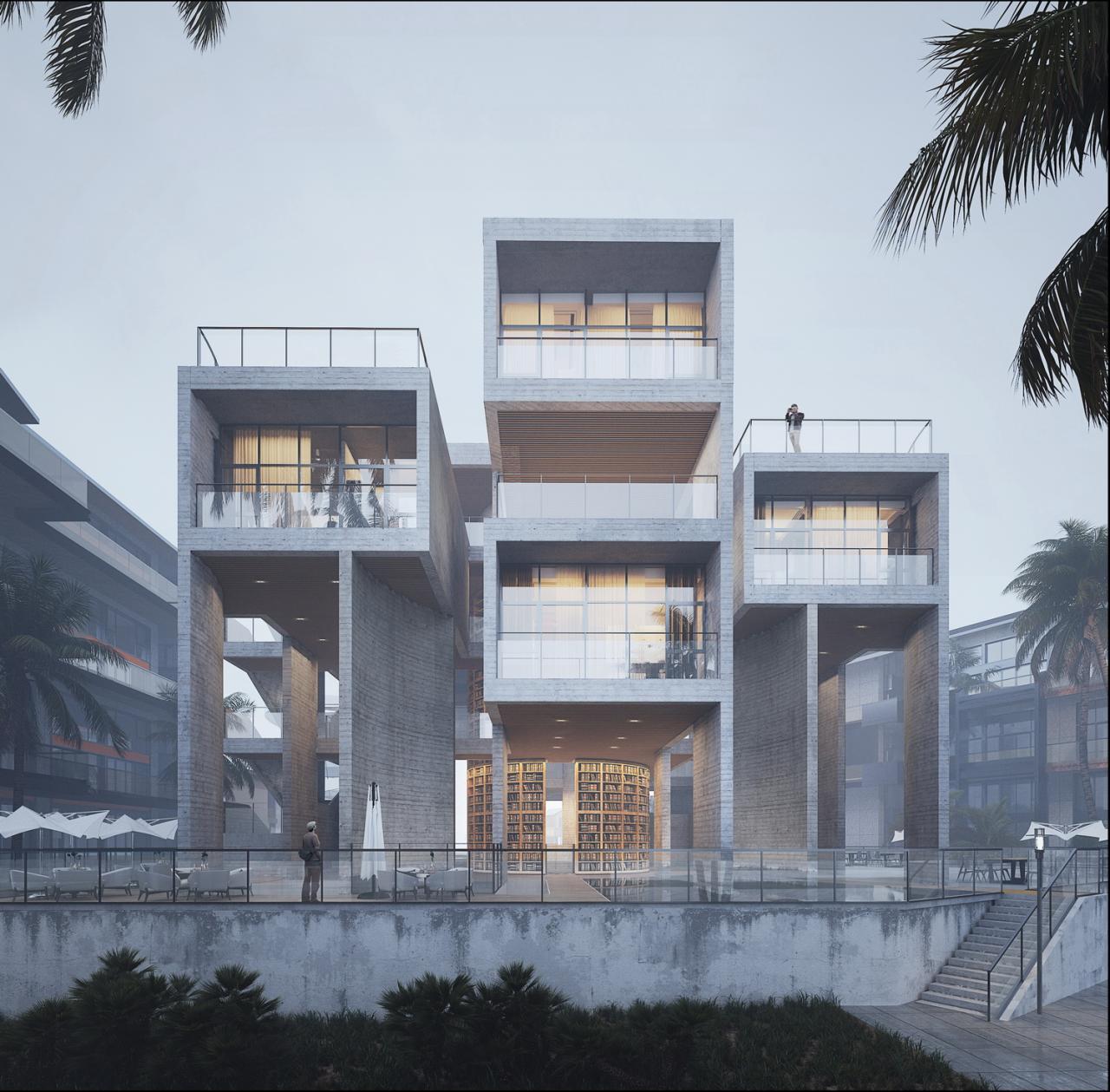 BIM建筑|围城酒店:酒店与文学 / 南旭 BIM建筑|围城酒店:酒店与文学 / 南旭