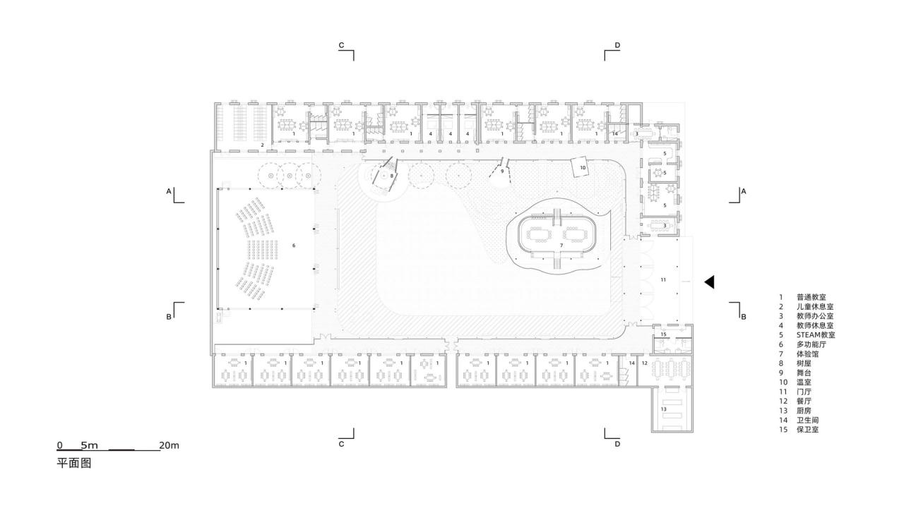 BIM建筑|献县阳光幼儿园 / 众建筑 BIM建筑|献县阳光幼儿园 / 众建筑