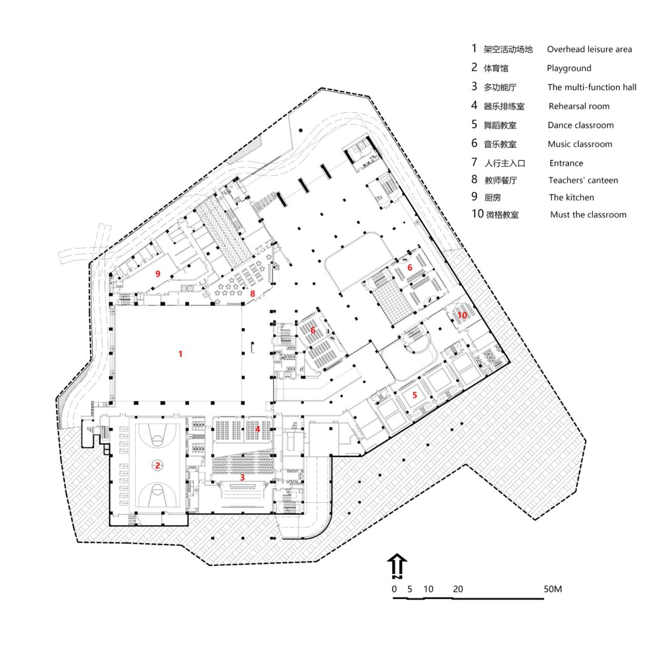 BIM建筑|深圳市坪山区东部湾区实验学校 / 申都设计 BIM建筑|深圳市坪山区东部湾区实验学校 / 申都设计