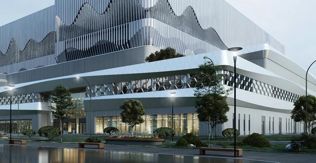 BIM建筑|南宁市双定循环经济产业园生活垃圾焚烧发电厂/ UUA BIM建筑|南宁市双定循环经济产业园生活垃圾焚烧发电厂/ UUA