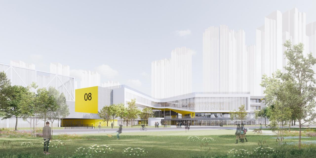 BIM建筑|天府新区海洋路中学 / MAT 超级建筑事务所 BIM建筑|天府新区海洋路中学 / MAT 超级建筑事务所