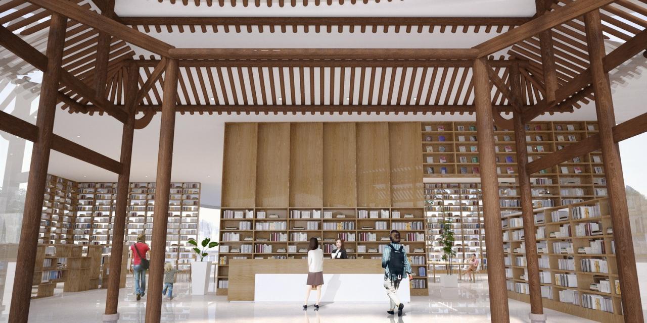 BIM建筑|婺川复园——遵义市务川县文化中心设计方案 / 外行建筑 BIM建筑|婺川复园——遵义市务川县文化中心设计方案 / 外行建筑