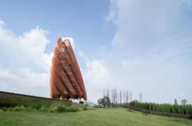 BIM建筑|成都熊猫基地熊猫塔,机械‘竹笋’ / UDG.零号工作室-BIM建筑网