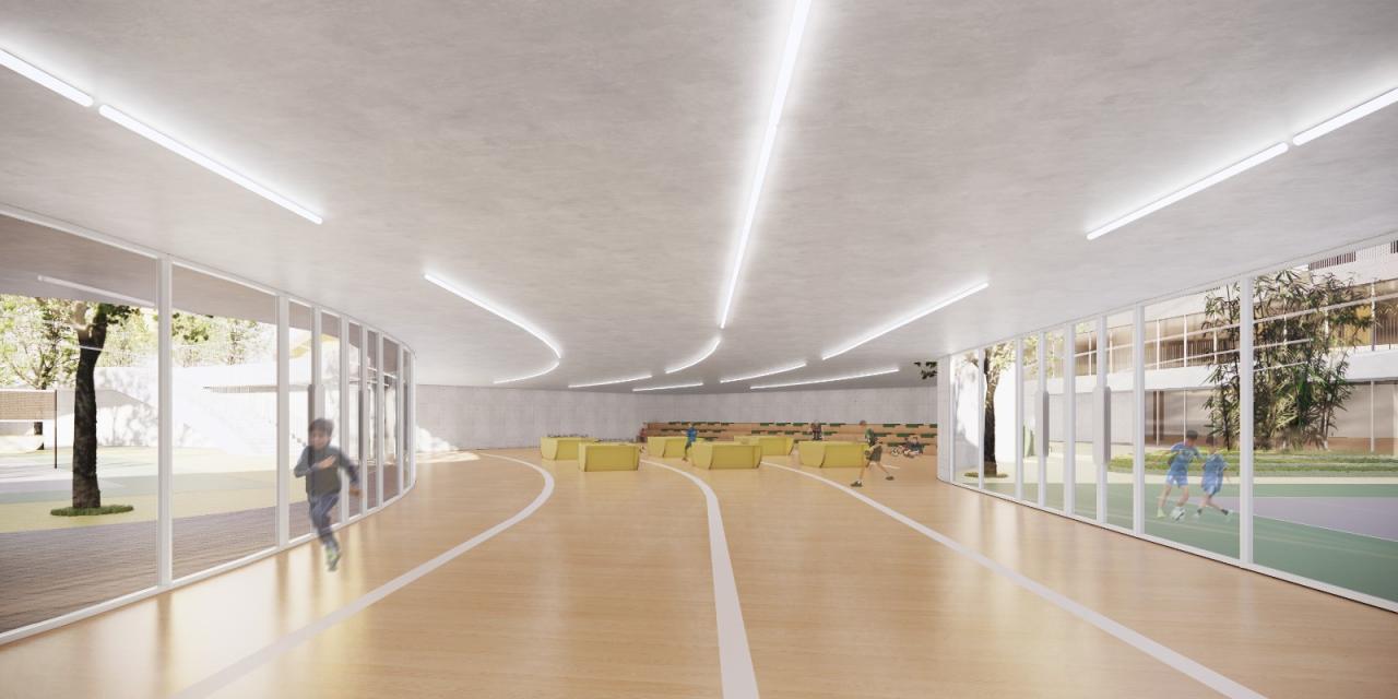 BIM建筑|天府新区海洋路中学 / MAT 超级建筑事务所 BIM建筑|天府新区海洋路中学 / MAT 超级建筑事务所