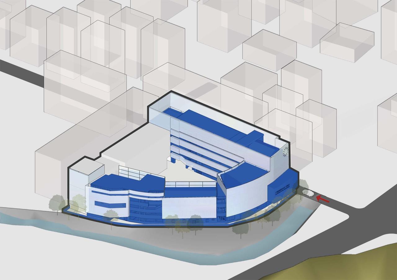 BIM建筑|深圳蓝白艺术院校 / 万社设计 BIM建筑|深圳蓝白艺术院校 / 万社设计