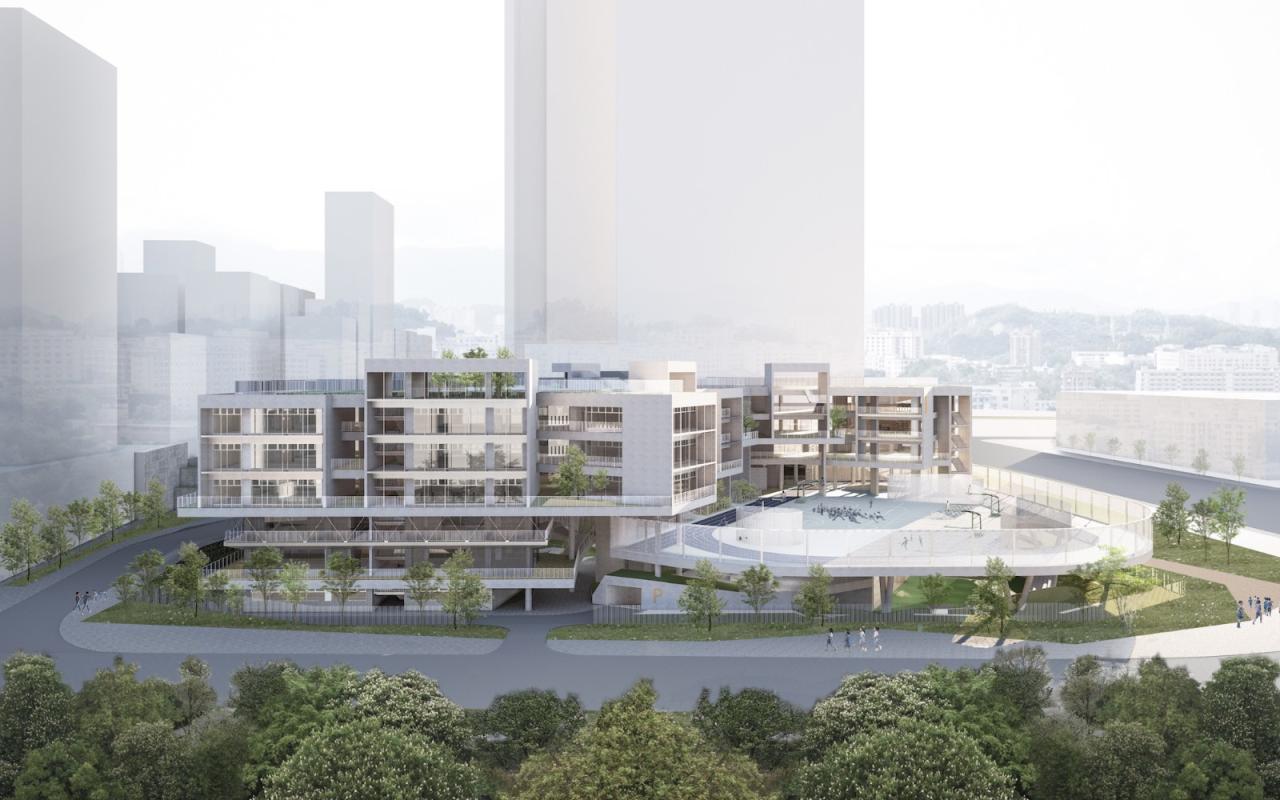 BIM建筑|深圳龙岗下雪村小学 / MAT BIM建筑|深圳龙岗下雪村小学 / MAT