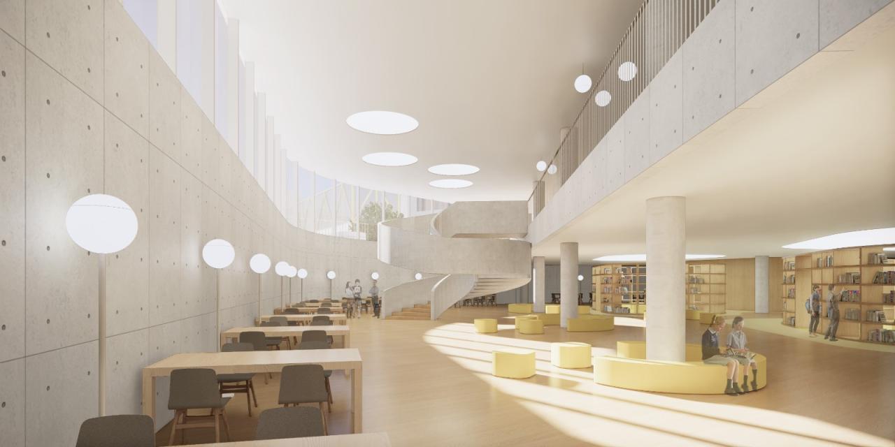 BIM建筑|天府新区海洋路中学 / MAT 超级建筑事务所 BIM建筑|天府新区海洋路中学 / MAT 超级建筑事务所