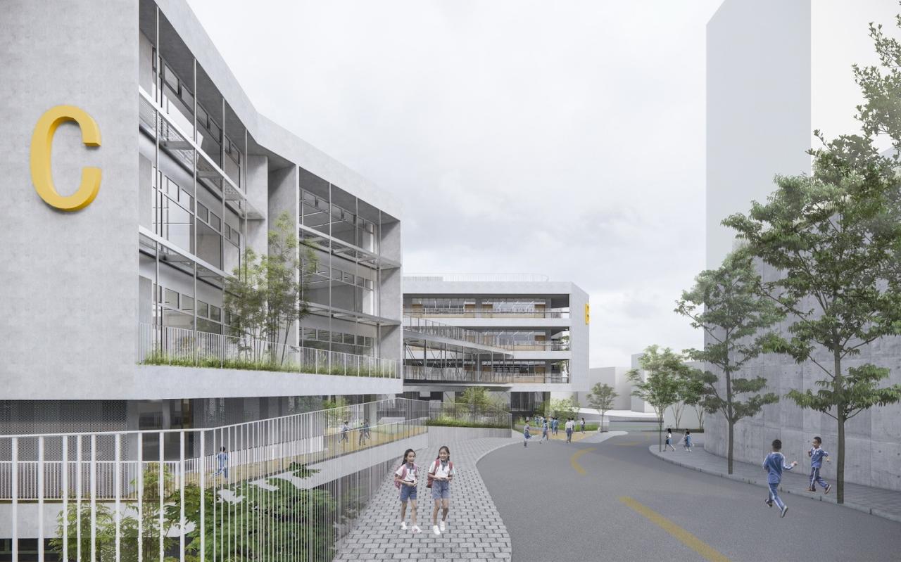 BIM建筑|深圳龙岗下雪村小学 / MAT BIM建筑|深圳龙岗下雪村小学 / MAT