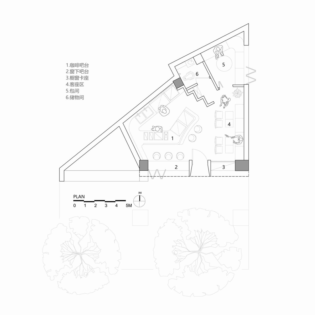 BIM建筑|为城市角落留一盏灯 闲来咖啡 / 素造建筑 BIM建筑|为城市角落留一盏灯 闲来咖啡 / 素造建筑