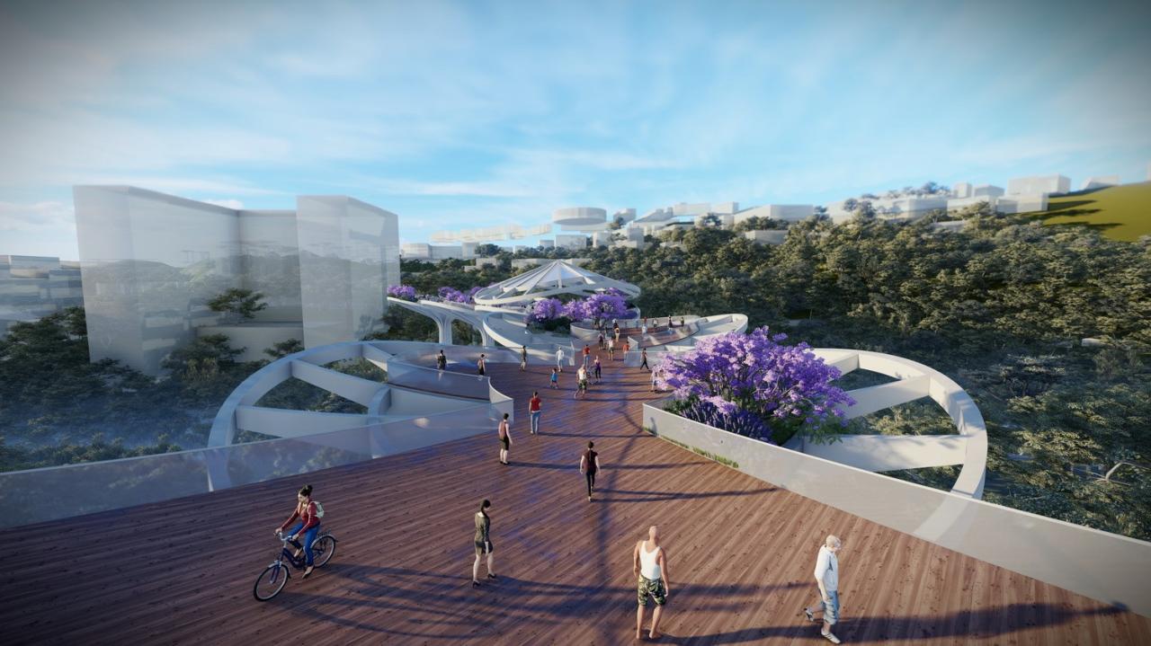 BIM建筑|重庆市北碚区西南大学人行景观桥项目 / 林聪建筑设计工作室 BIM建筑|重庆市北碚区西南大学人行景观桥项目 / 林聪建筑设计工作室