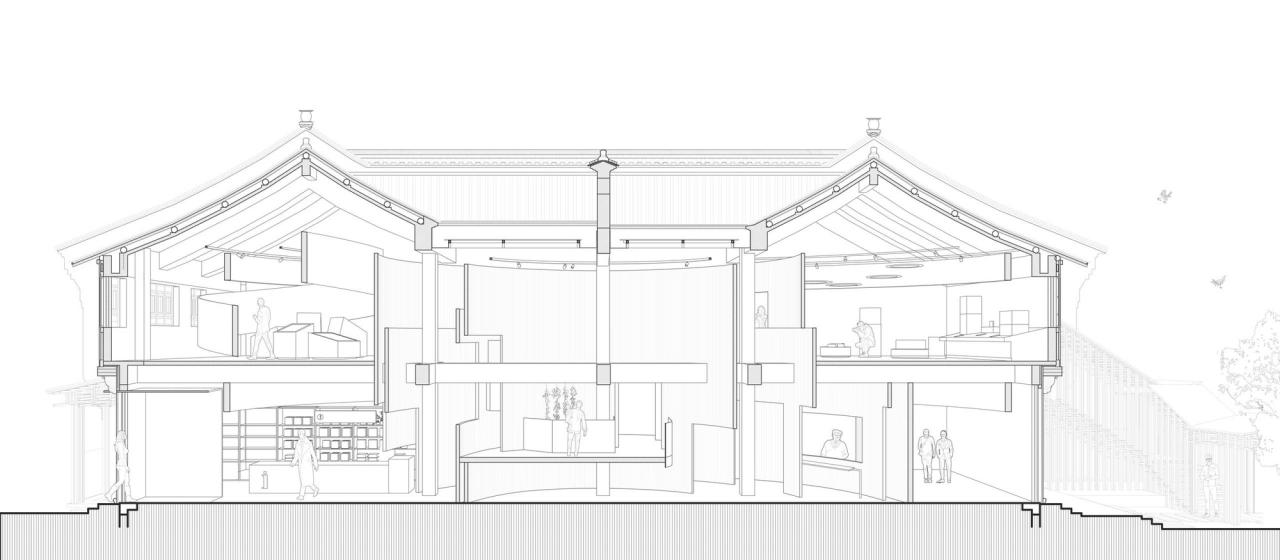 BIM建筑|“借山重影”,塘栖枇杷博物馆 / 田之间建筑 BIM建筑|“借山重影”,塘栖枇杷博物馆 / 田之间建筑