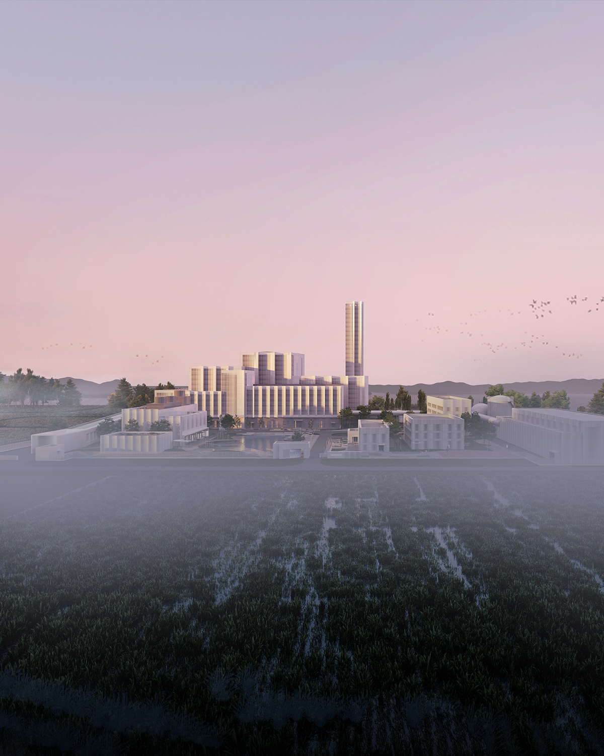 BIM建筑|嘉善伟明环保垃圾焚烧发电厂更新 / UUA建筑设计事务 BIM建筑|嘉善伟明环保垃圾焚烧发电厂更新 / UUA建筑设计事务