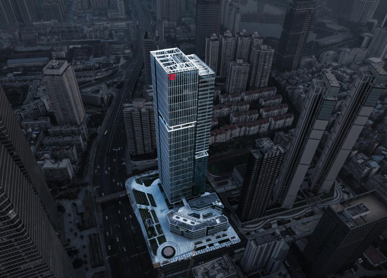 BIM建筑|城市天际线的重塑与街道生活的缝合:武汉中海中心 / 柏涛设计 BIM建筑|城市天际线的重塑与街道生活的缝合:武汉中海中心 / 柏涛设计