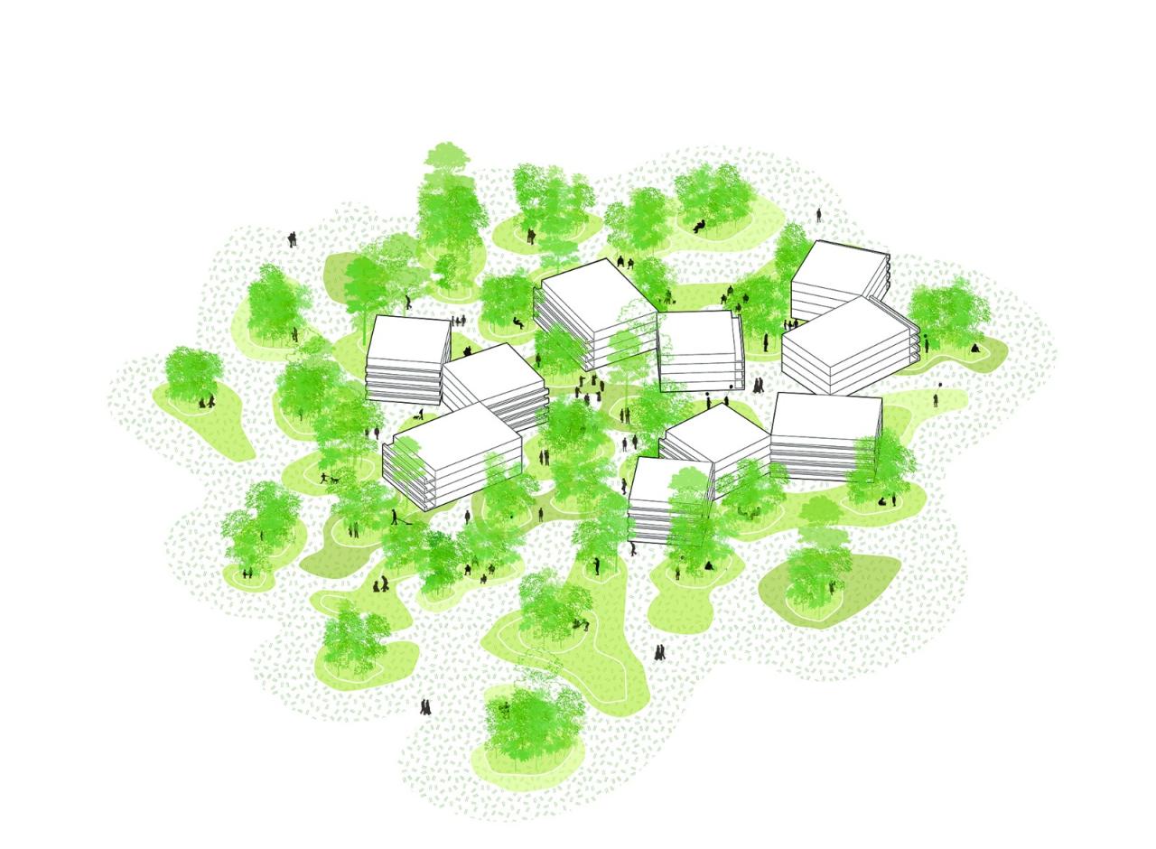 BIM建筑|天府新区海洋路中学 / MAT 超级建筑事务所 BIM建筑|天府新区海洋路中学 / MAT 超级建筑事务所