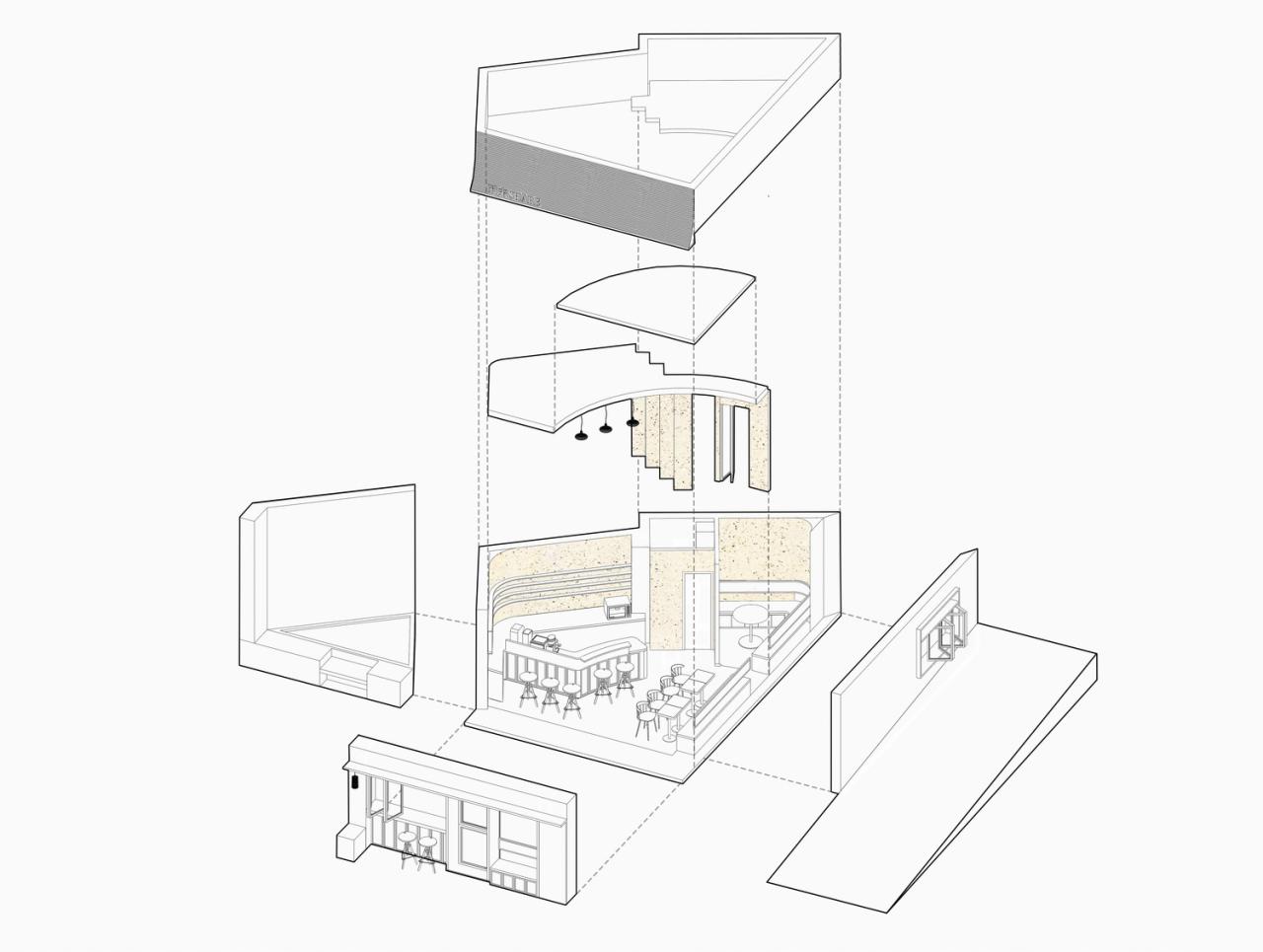 BIM建筑|为城市角落留一盏灯 闲来咖啡 / 素造建筑 BIM建筑|为城市角落留一盏灯 闲来咖啡 / 素造建筑