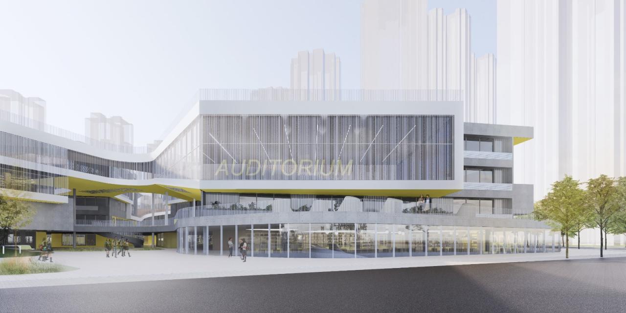 BIM建筑|天府新区海洋路中学 / MAT 超级建筑事务所 BIM建筑|天府新区海洋路中学 / MAT 超级建筑事务所