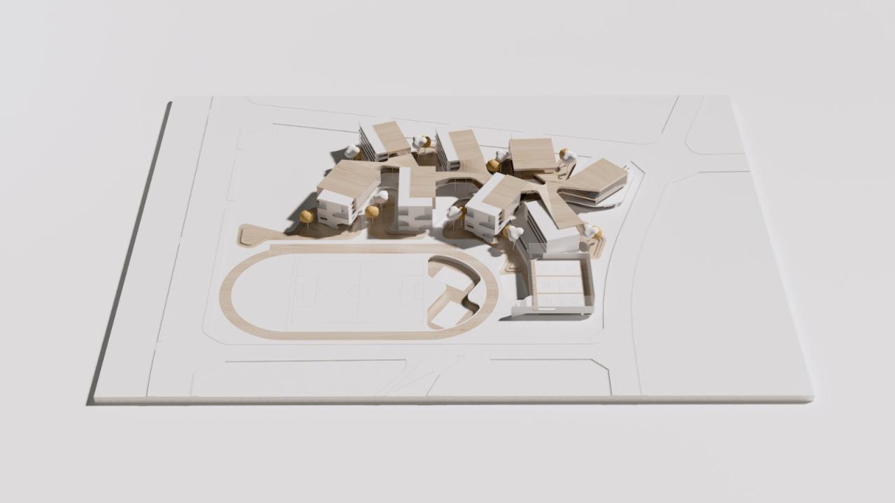 BIM建筑|天府新区海洋路中学 / MAT 超级建筑事务所 BIM建筑|天府新区海洋路中学 / MAT 超级建筑事务所