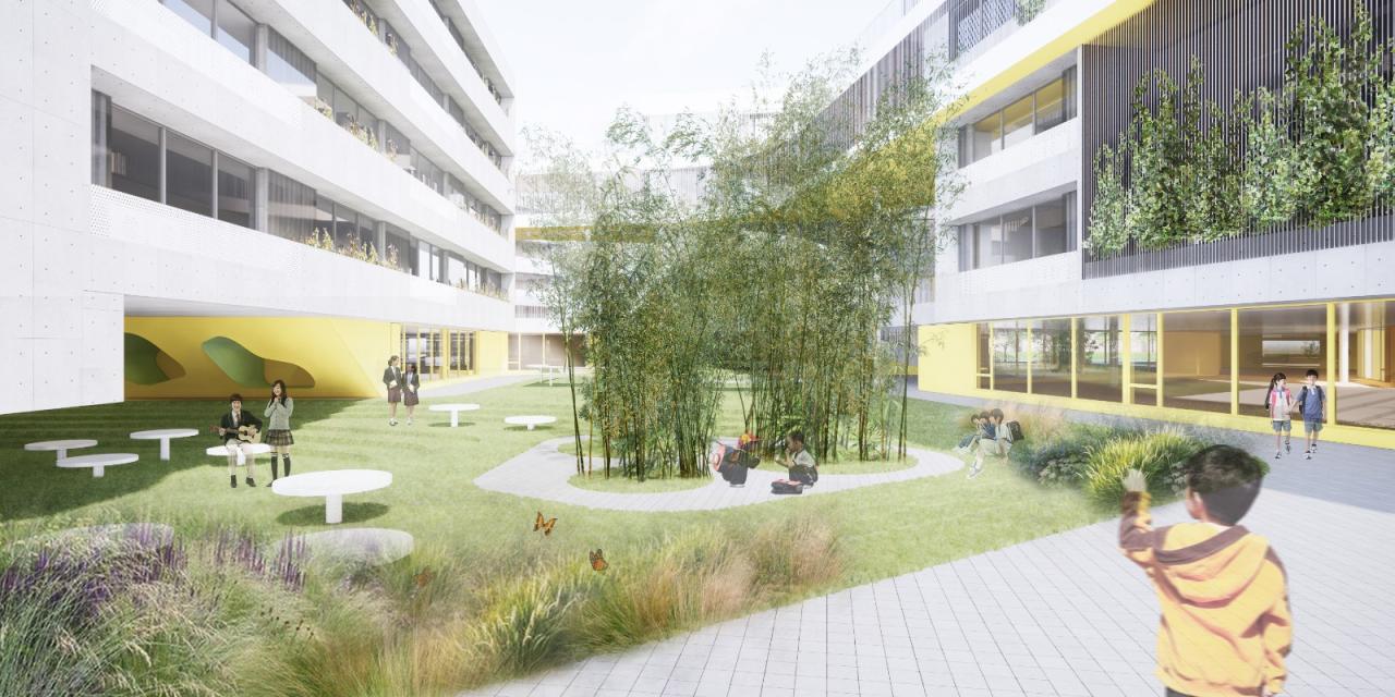 BIM建筑|天府新区海洋路中学 / MAT 超级建筑事务所 BIM建筑|天府新区海洋路中学 / MAT 超级建筑事务所