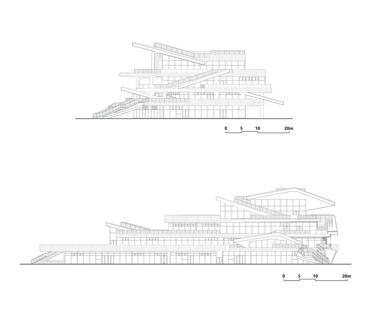BIM建筑|漫游白色切片,上海之鱼 / 同济原作设计工作室 BIM建筑|漫游白色切片,上海之鱼 / 同济原作设计工作室