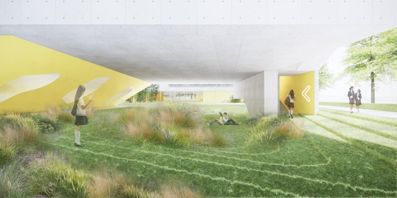 BIM建筑|天府新区海洋路中学 / MAT 超级建筑事务所 BIM建筑|天府新区海洋路中学 / MAT 超级建筑事务所
