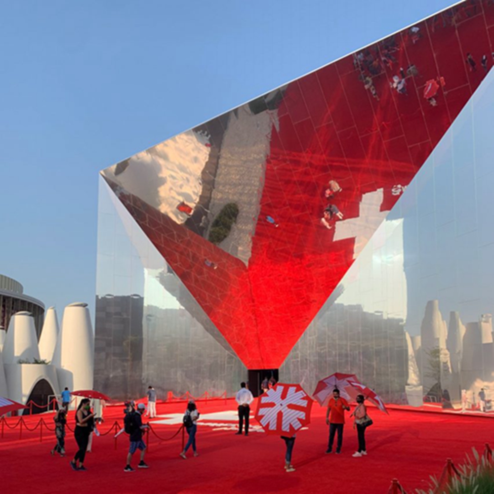 BIM建筑|OOS工作室设计“镜子”瑞士展馆 BIM建筑|OOS工作室设计“镜子”瑞士展馆