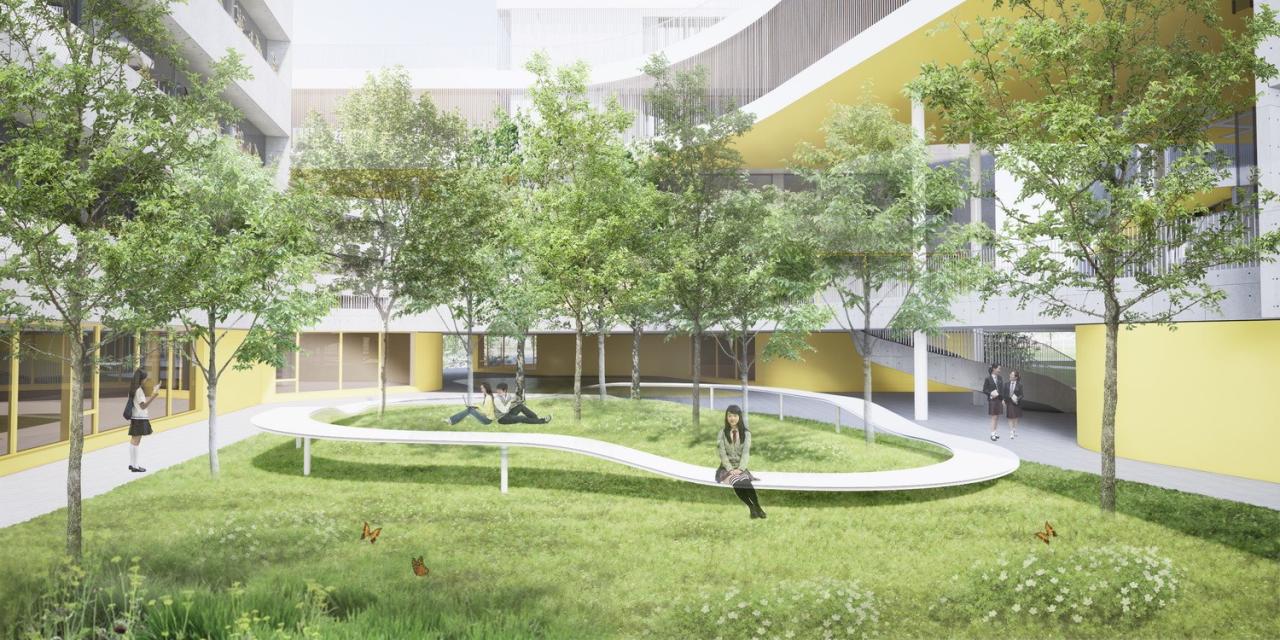 BIM建筑|天府新区海洋路中学 / MAT 超级建筑事务所 BIM建筑|天府新区海洋路中学 / MAT 超级建筑事务所