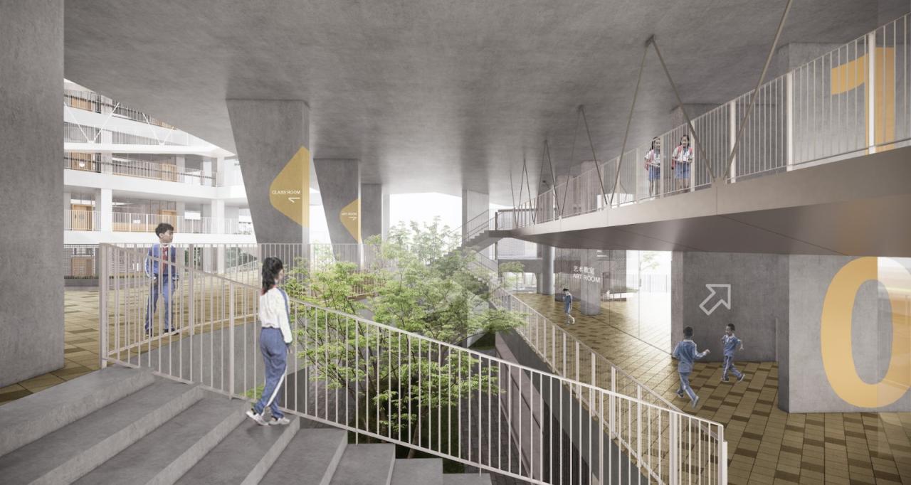 BIM建筑|深圳龙岗下雪村小学 / MAT BIM建筑|深圳龙岗下雪村小学 / MAT