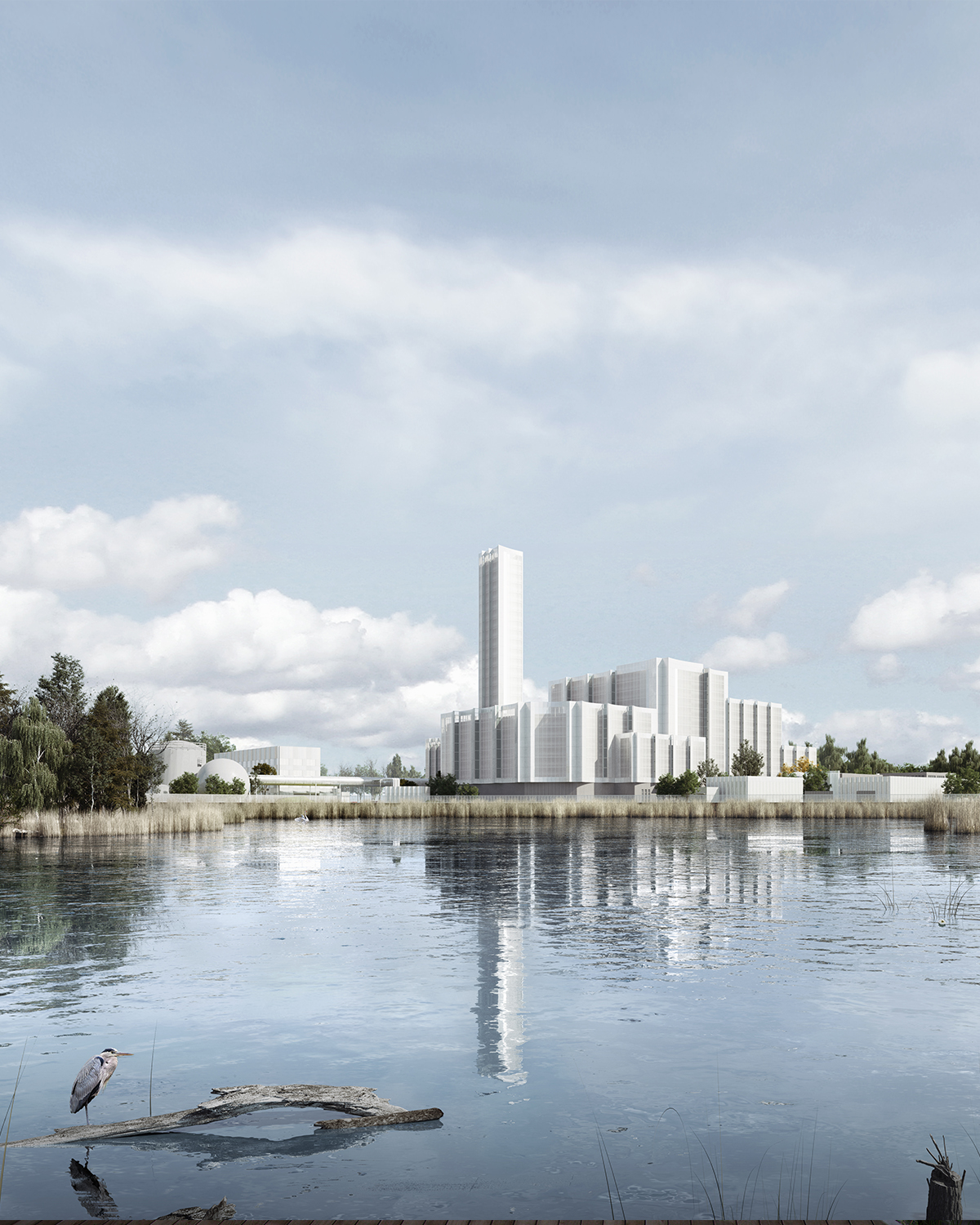 BIM建筑|嘉善伟明环保垃圾焚烧发电厂更新 / UUA建筑设计事务 BIM建筑|嘉善伟明环保垃圾焚烧发电厂更新 / UUA建筑设计事务