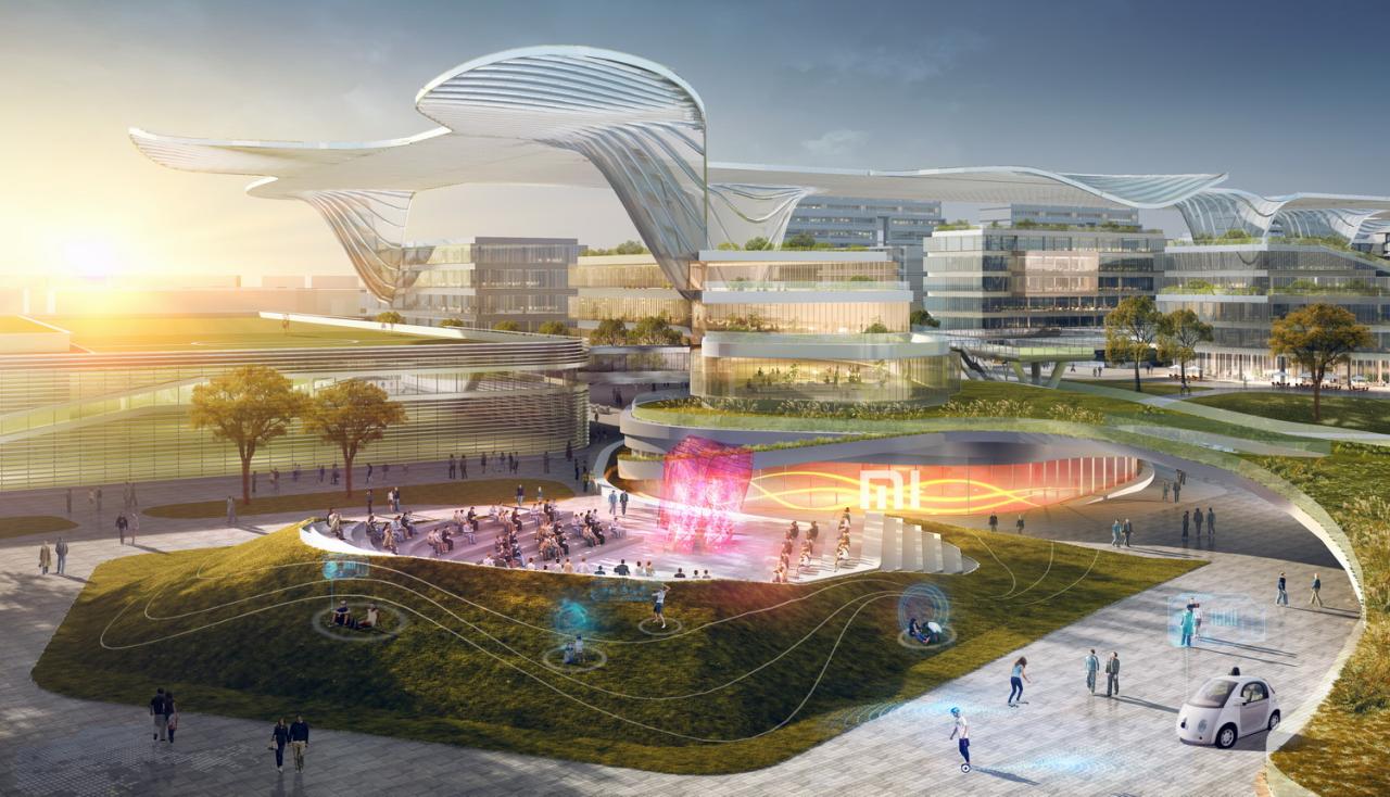 BIM建筑|小米北京新总部概念规划 / FTA BIM建筑|小米北京新总部概念规划 / FTA