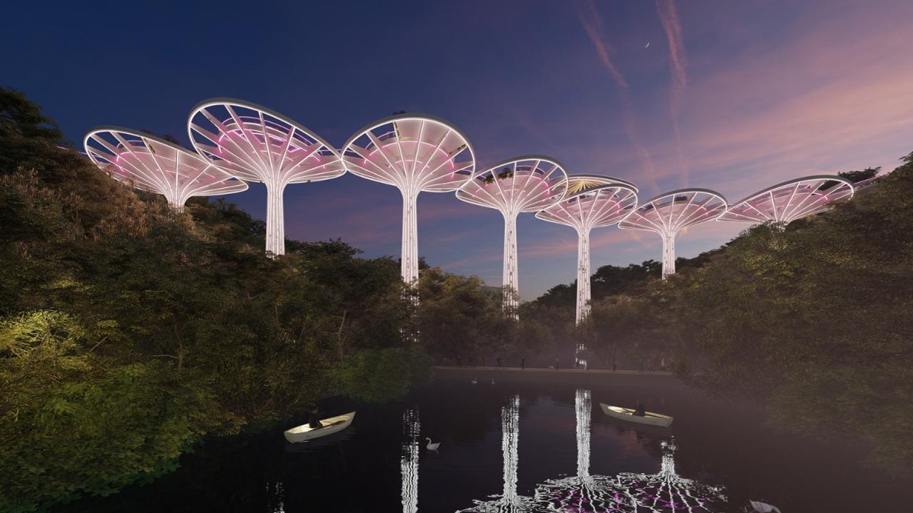 BIM建筑|重庆市北碚区西南大学人行景观桥项目 / 林聪建筑设计工作室 BIM建筑|重庆市北碚区西南大学人行景观桥项目 / 林聪建筑设计工作室