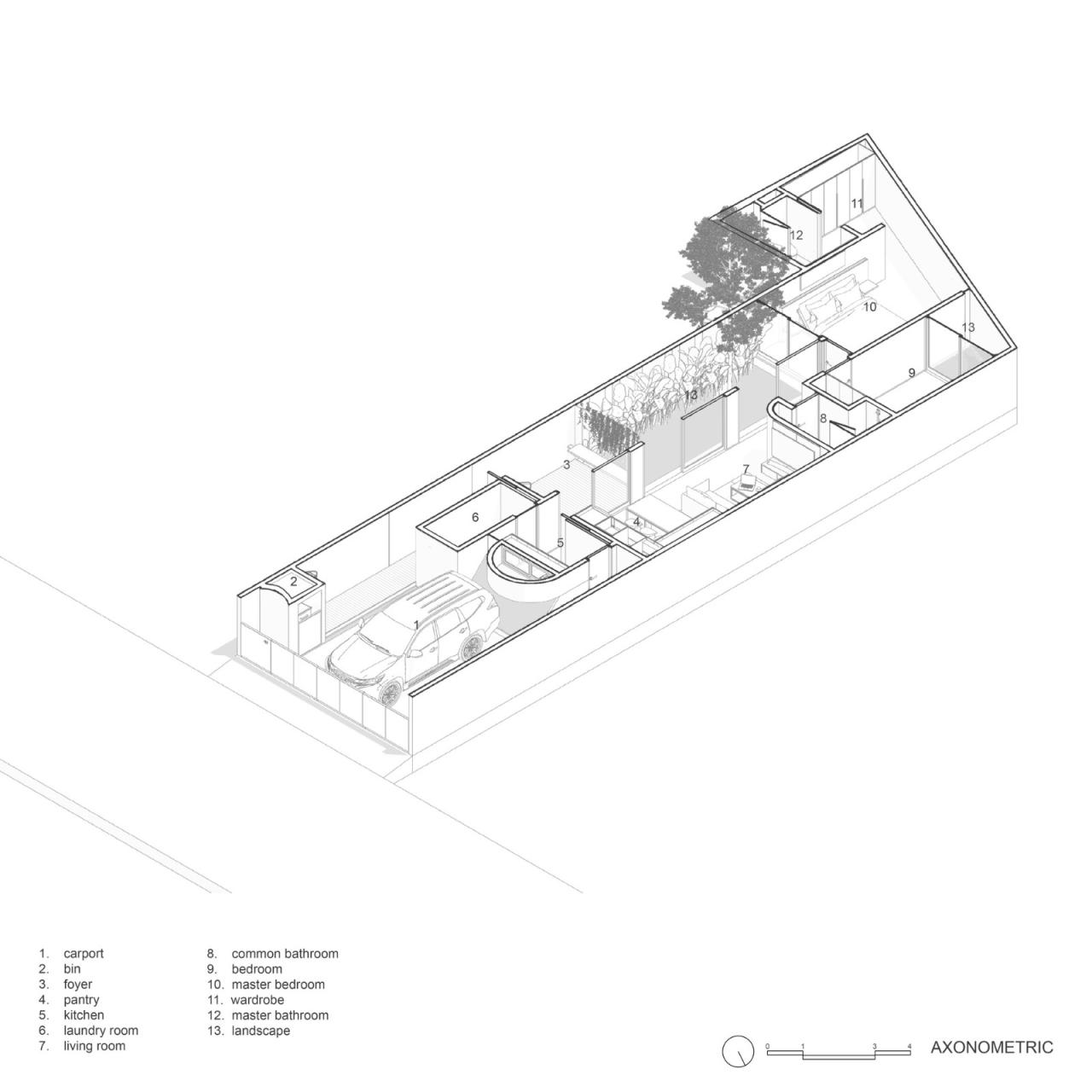 BIM建筑|狭长地形下的独立住宅:YD 住宅 / Isso Architects BIM建筑|狭长地形下的独立住宅:YD 住宅 / Isso Architects