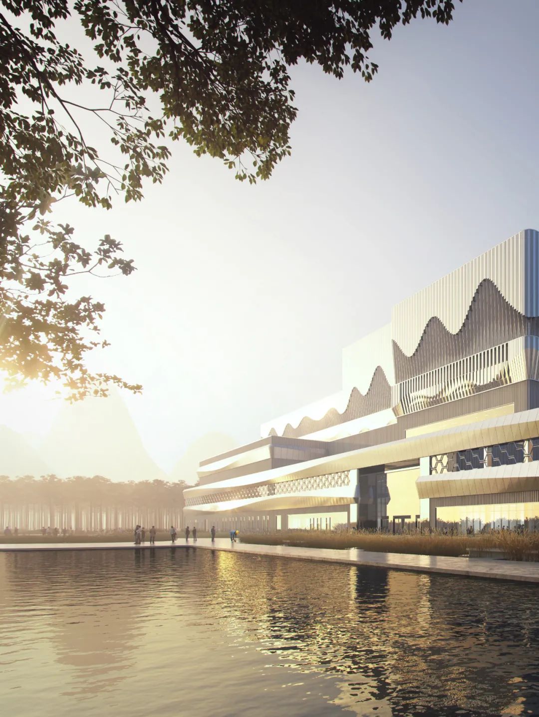 BIM建筑|南宁市双定循环经济产业园生活垃圾焚烧发电厂/ UUA BIM建筑|南宁市双定循环经济产业园生活垃圾焚烧发电厂/ UUA