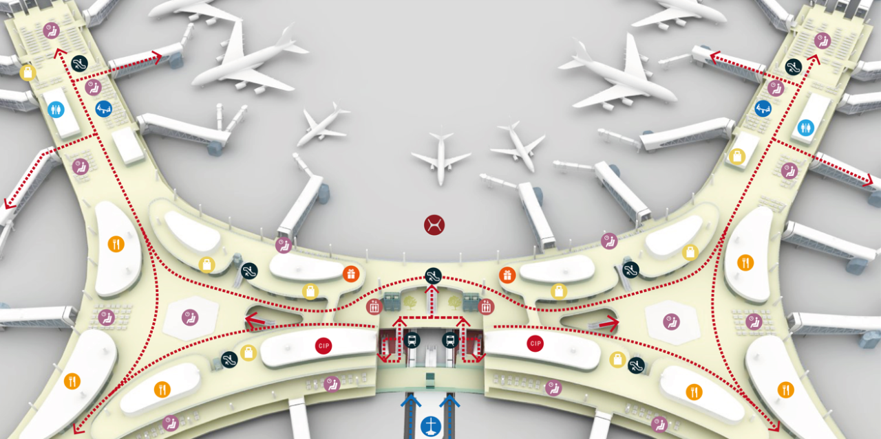 BIM建筑|航空建筑新标杆:深圳宝安国际机场卫星厅 / GDAD、Aedas、兰德隆与布朗 BIM建筑|航空建筑新标杆:深圳宝安国际机场卫星厅 / GDAD、Aedas、兰德隆与布朗