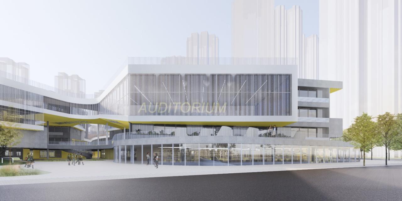 BIM建筑|天府新区海洋路中学 / MAT 超级建筑事务所 BIM建筑|天府新区海洋路中学 / MAT 超级建筑事务所
