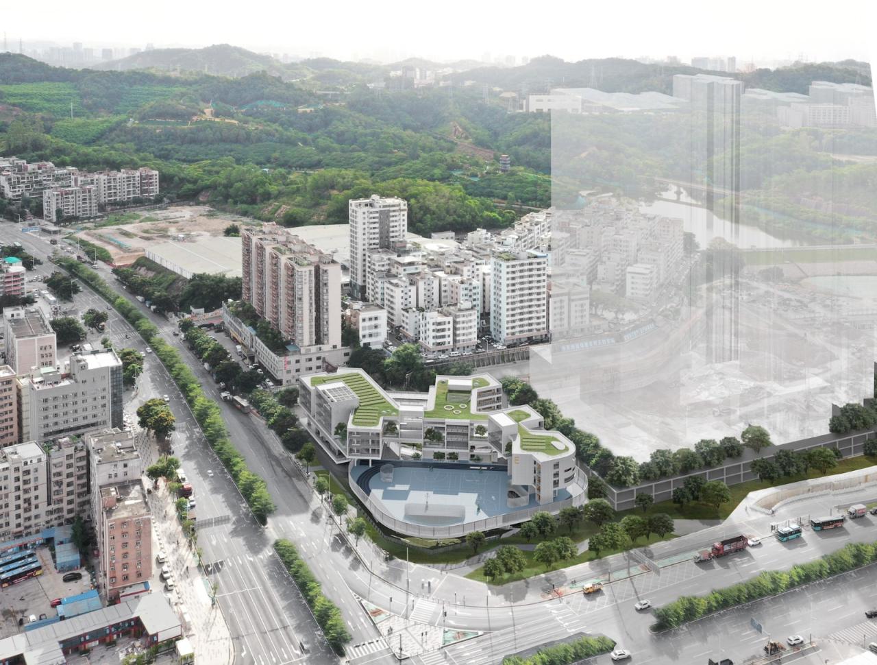 BIM建筑|深圳龙岗下雪村小学 / MAT BIM建筑|深圳龙岗下雪村小学 / MAT