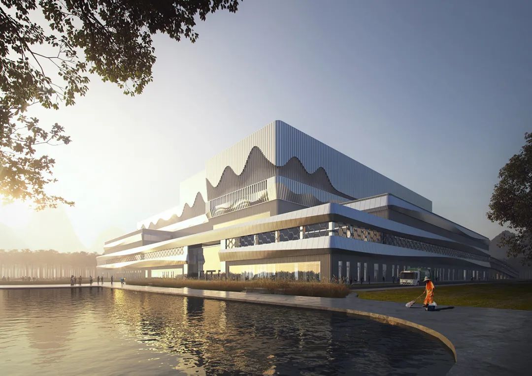 BIM建筑|南宁市双定循环经济产业园生活垃圾焚烧发电厂/ UUA BIM建筑|南宁市双定循环经济产业园生活垃圾焚烧发电厂/ UUA