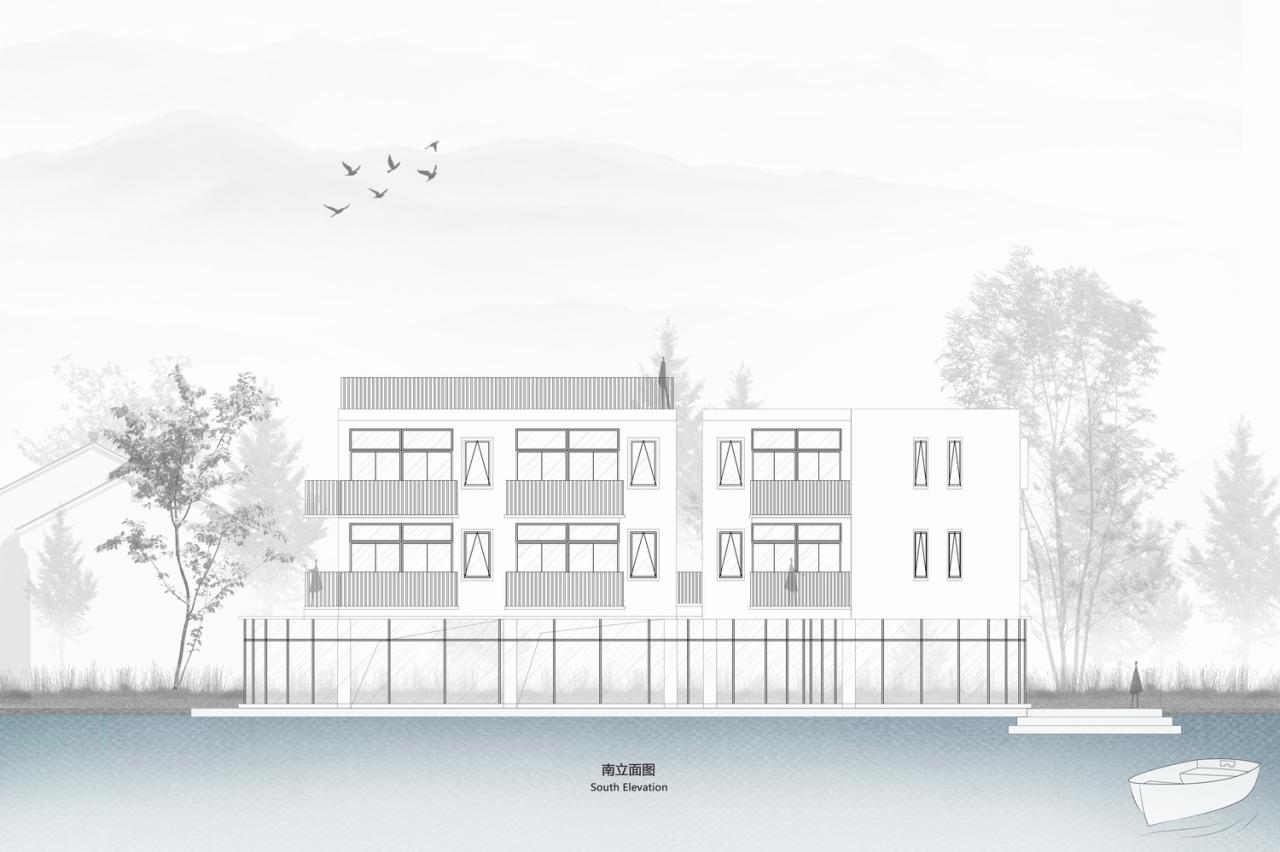 BIM建筑|漂浮的房子 / 巢羽建筑设计事务所 BIM建筑|漂浮的房子 / 巢羽建筑设计事务所
