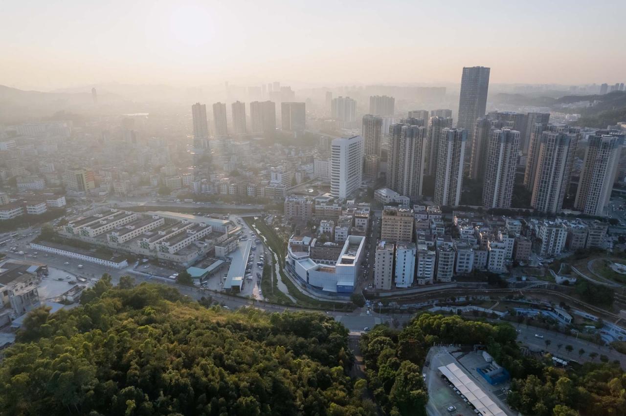 BIM建筑|深圳蓝白艺术院校 / 万社设计 BIM建筑|深圳蓝白艺术院校 / 万社设计